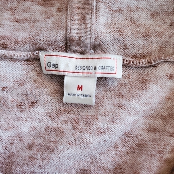 1151 * Gap Lightweight Pullover Heather Tan Hoodie Size M - Picture 3 of 8